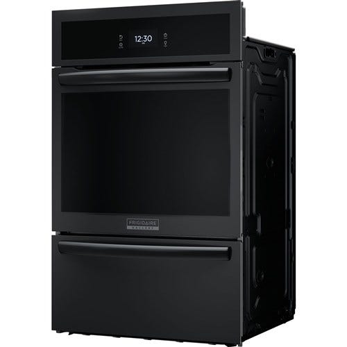 Frigidaire 24" Single Gas Wall Oven with Air Fry - Black GCWG2438AB