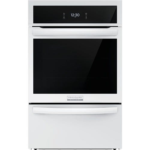 Frigidaire 24" Single Gas Wall Oven with Air Fry - White GCWG2438AW