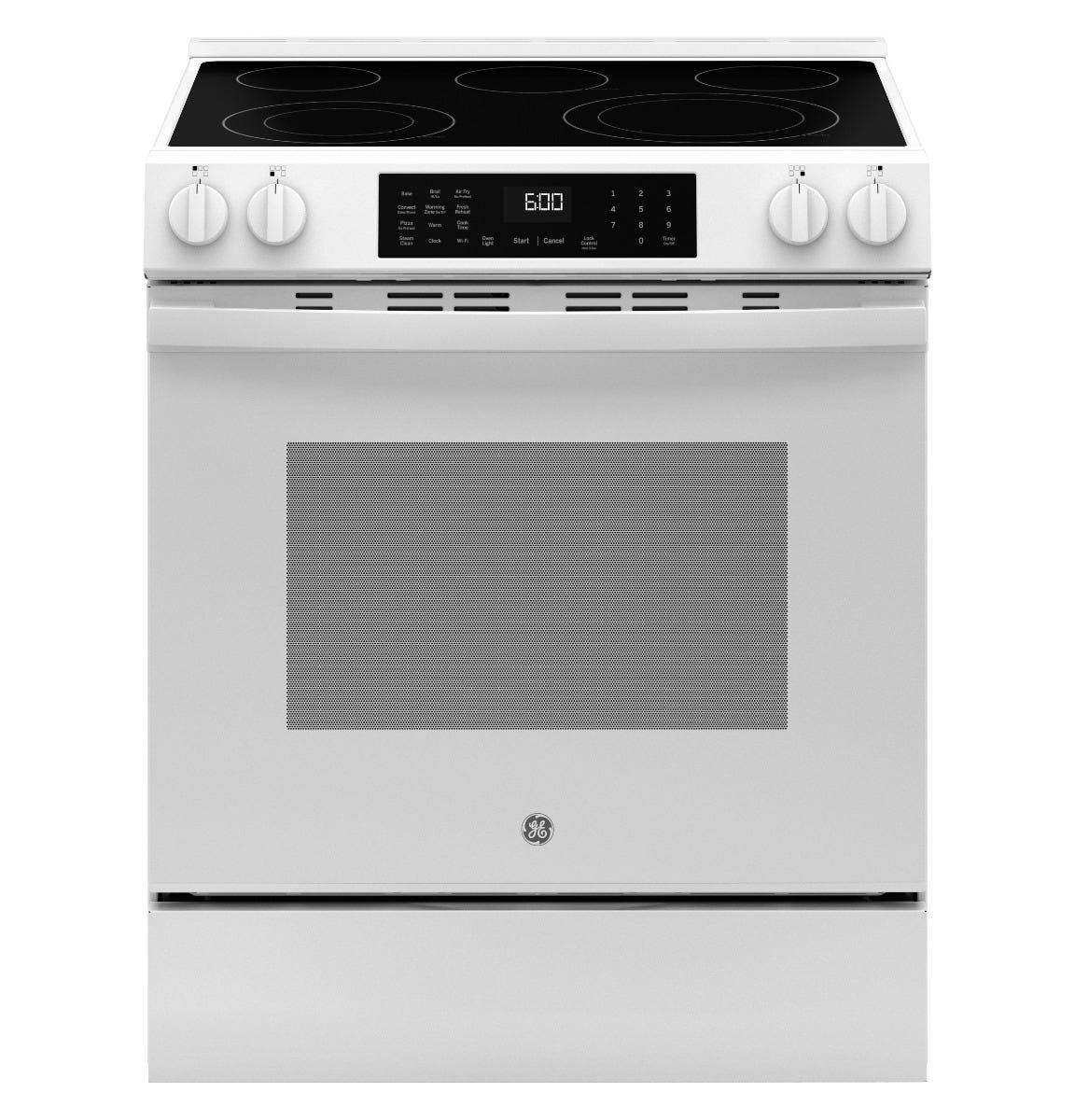 GE® 30" Slide-In Electric Convection Range with No Preheat Air Fry GRS600AVWW