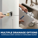 GE® 22 Pint Portable Dehumidifier with Smart Dry for Damp Spaces ADHL22LA