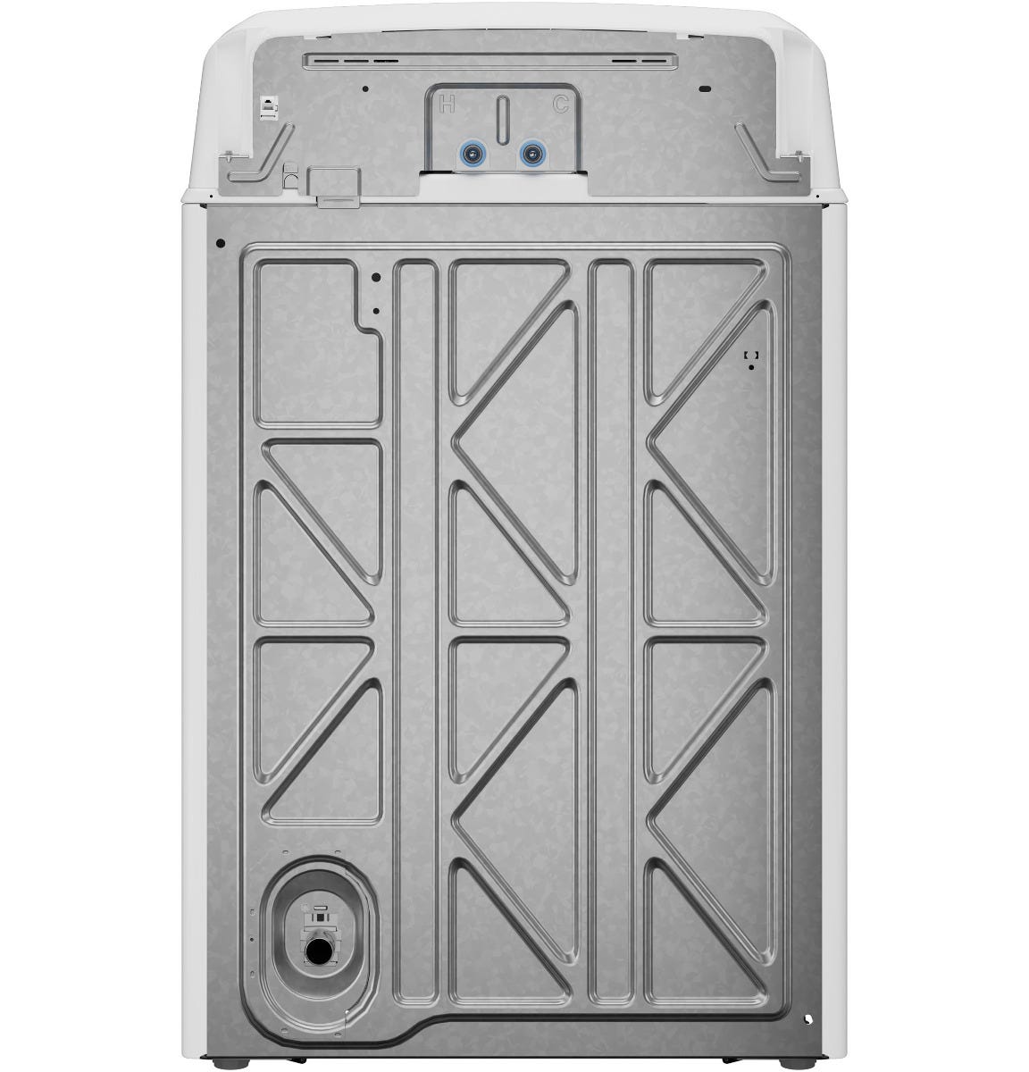 GE 4.3 cu. ft. Capacity Washer with Stainless Steel Basket, Cold Plus and Water Level Control GTW385ASWWS
