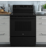 GE® 30" Free-Standing Electric Range GRF400PVBB