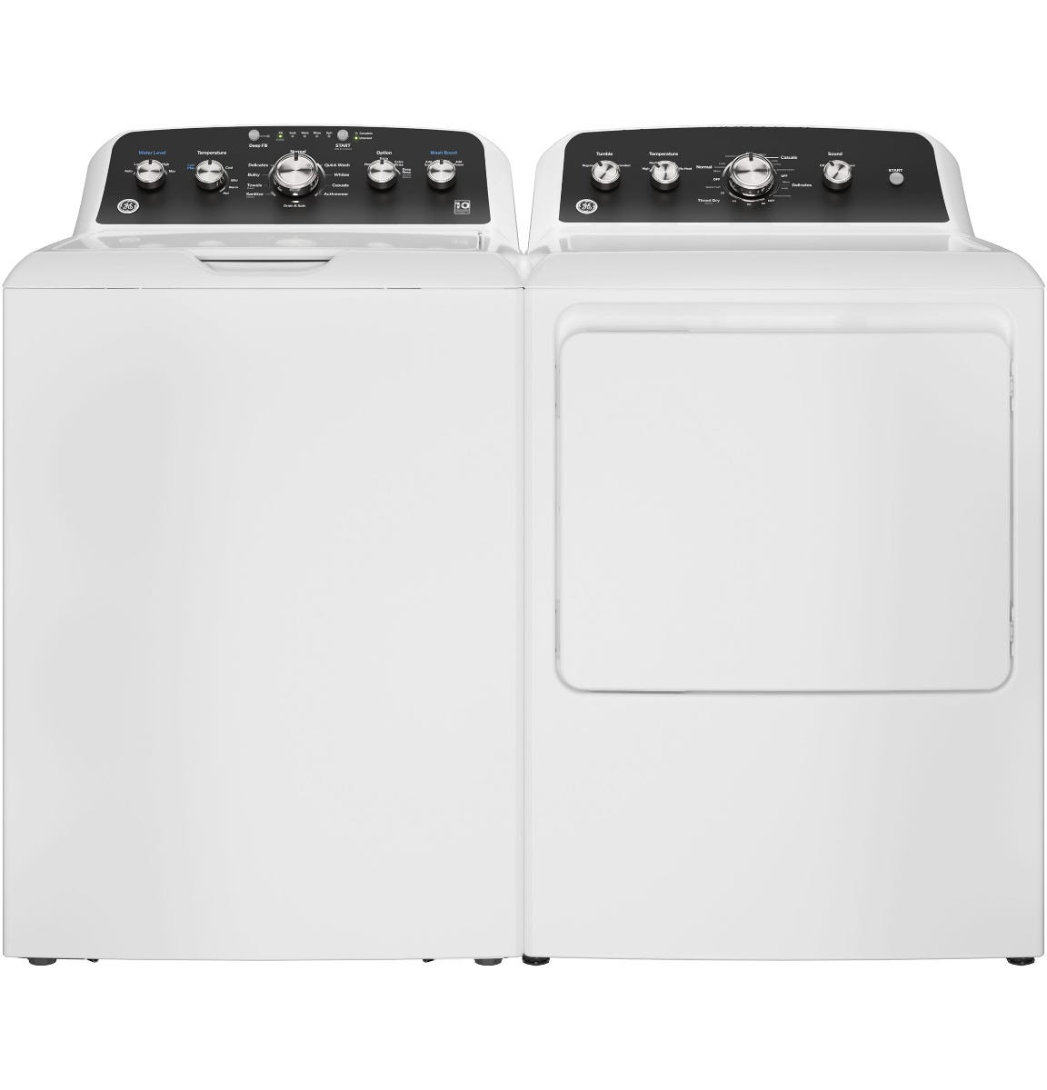 GE 7.2 cu. ft. Capacity Electric Dryer with Up To 120 ft. Venting and Extended Tumble GTD48EASWWB