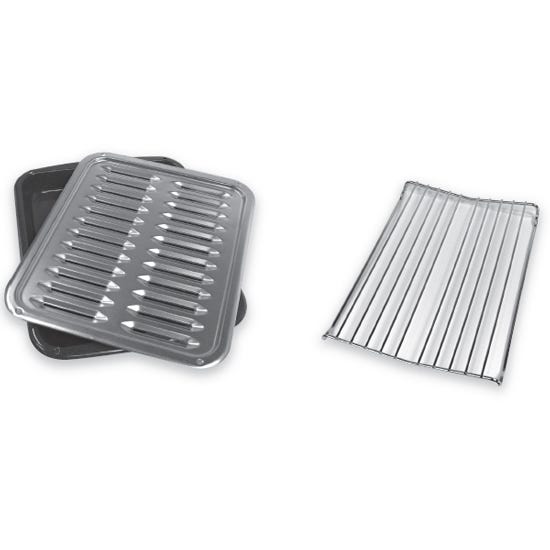Boiler Rack Base Whirlpool W10123240 Premium Broil Pan & Roasting Rac | Appliance Depot