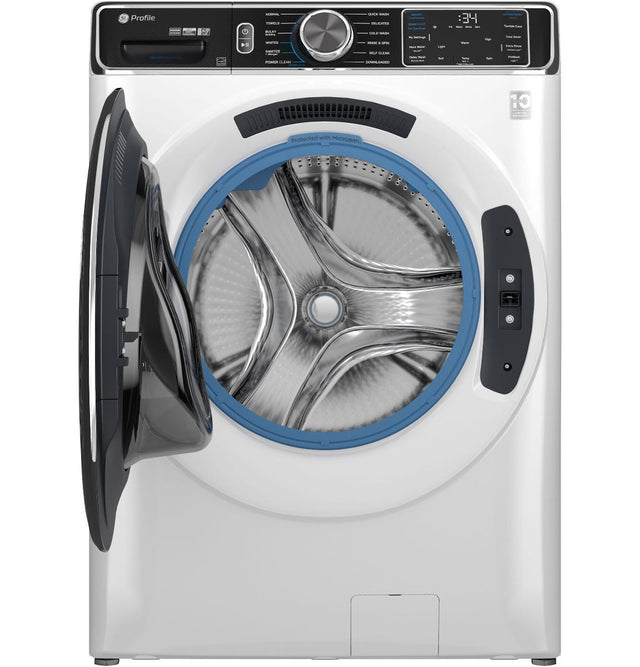 GE Profile 5.3 cu. ft. Capacity Smart Front Load ENERGY STAR Washer with UltraFresh Vent System+ with OdorBlock PFW870SSVWW