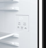 GE® ENERGY STAR® 25 Cu. Ft. Side-By-Side Refrigerator with Extra Tall Dispenser and In-Door Icemaker GSE28NGYBB