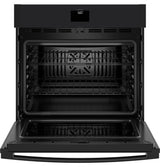 GE® 30" Smart Built-In Self-Clean Convection Single Wall Oven with No Preheat Air Fry JTS5000DVBB