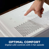 GE® 22 Pint Portable Dehumidifier with Smart Dry for Damp Spaces ADHL22LA