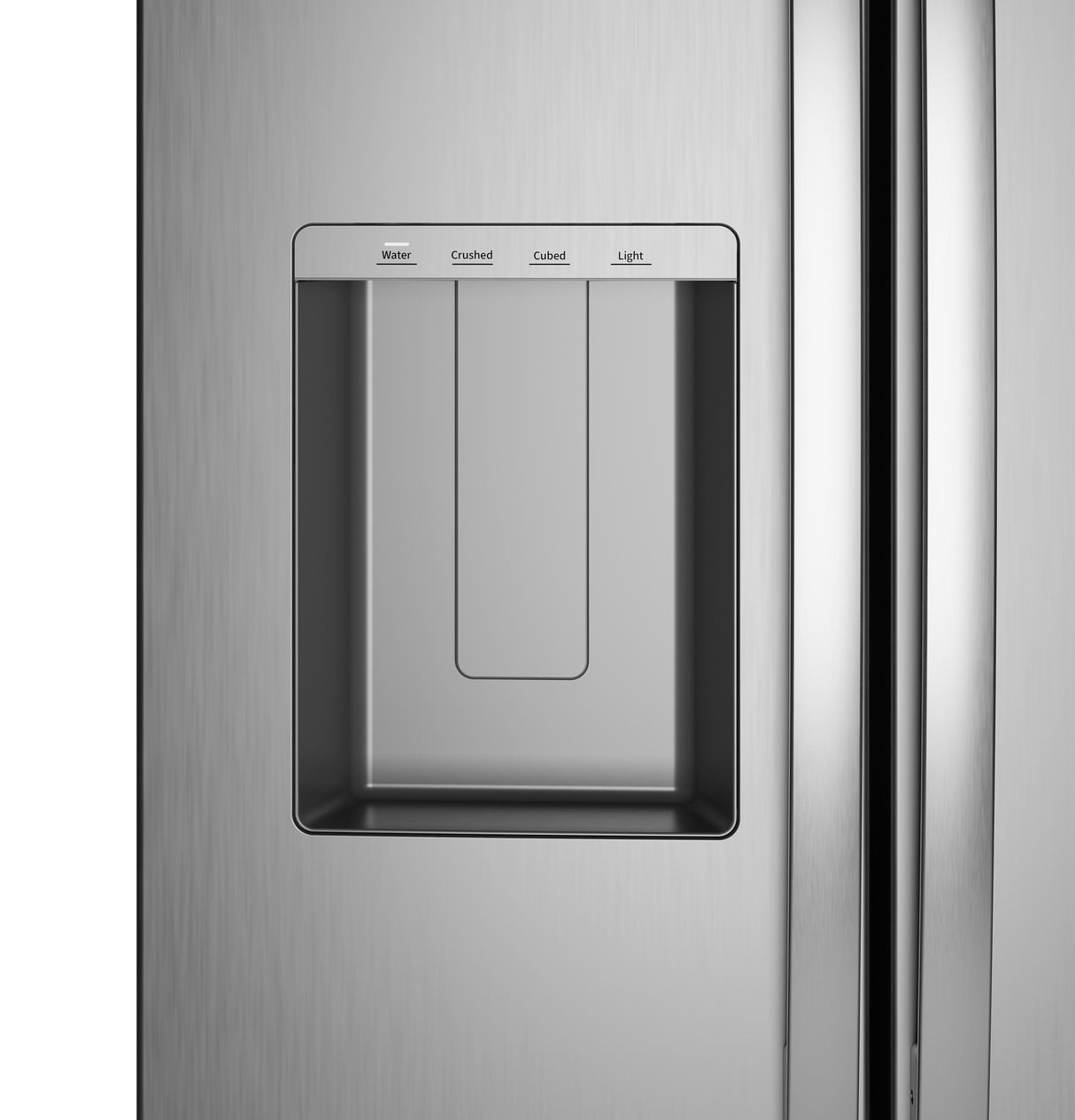 GE® 27.9 Cu. Ft. Side-By-Side Refrigerator with Extra Tall Dispenser and In-Door Icemaker GSS28NYYFS