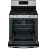 GE 30" Free-Standing Gas Convection Range with No Preheat Air Fry JGB670SZSS