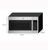 GE 1.9 Cu. Ft. Over-the-Range Sensor Microwave Oven JVM7195RWSS