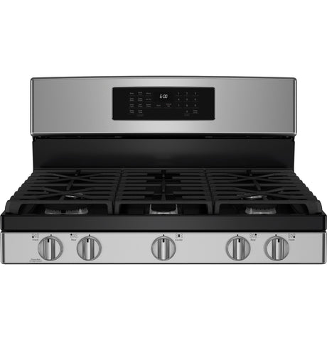 GE 30" Free-Standing Gas Convection Range with No Preheat Air Fry JGB670SZSS