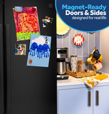 GE 23.6 Cu. Ft. Counter-Depth Side-By-Side Refrigerator with Extra Tall Dispenser and In-Door Icemaker GZS24NGYBB