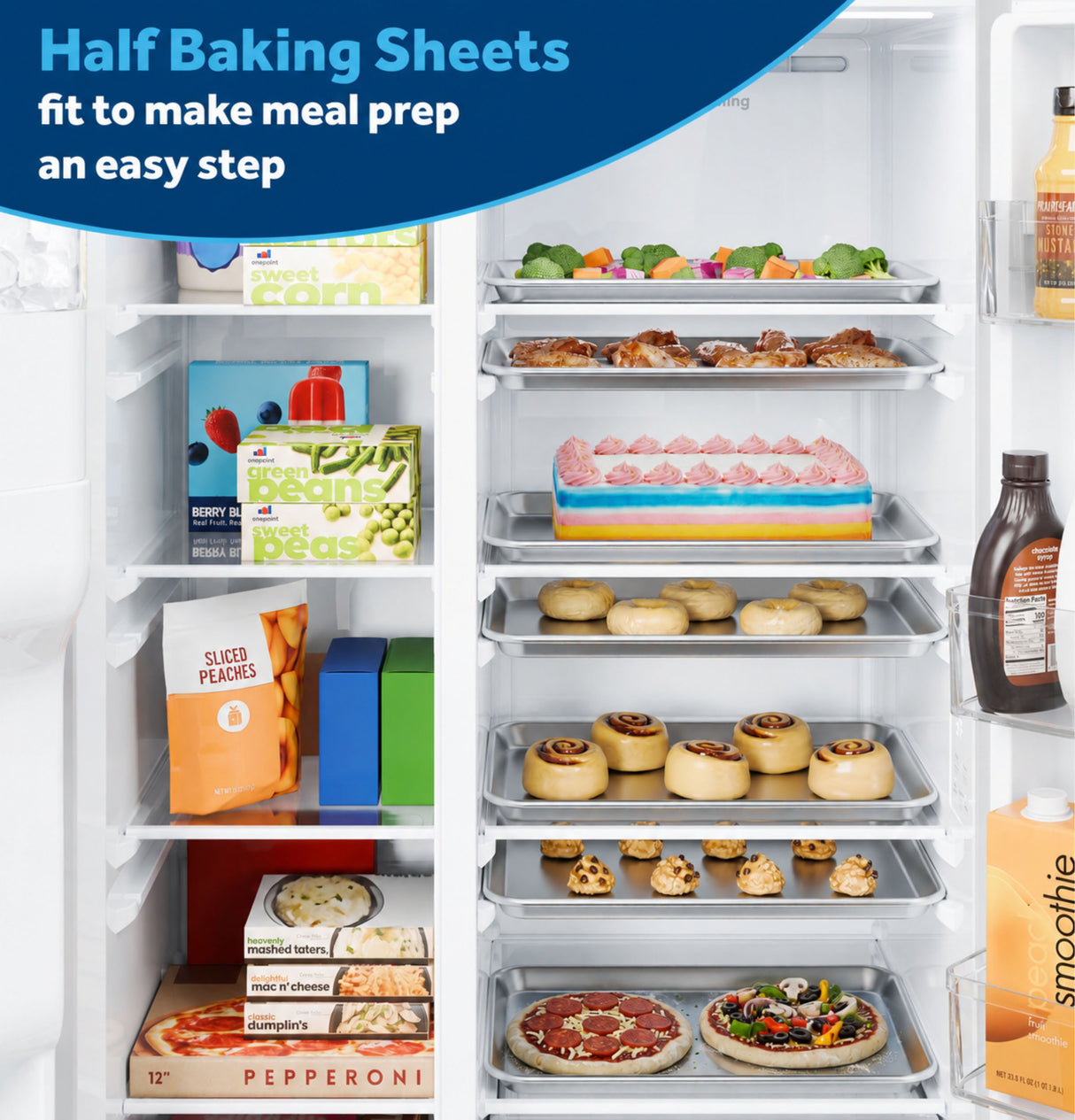GE® 27.9 Cu. Ft. Side-By-Side Refrigerator with Extra Tall Dispenser and In-Door Icemaker GSS28NGYWW
