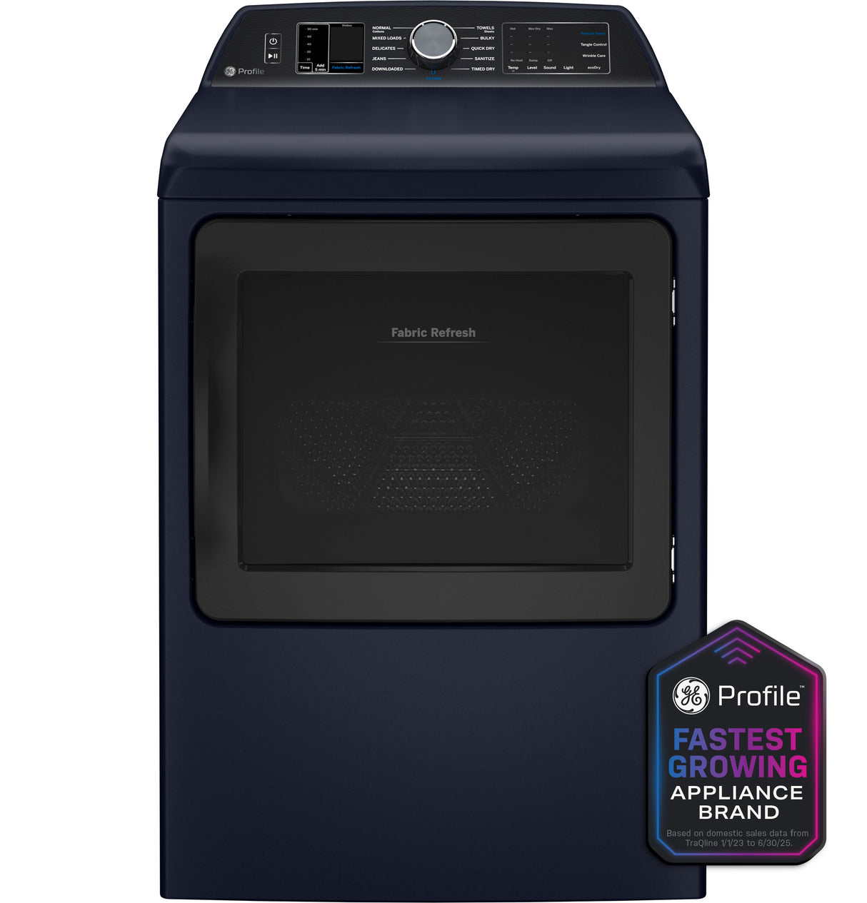 GE Profile™ ENERGY STAR® 7.3 cu. ft. Capacity Smart Electric Dryer with Fabric Refresh PTD90EBPTRS