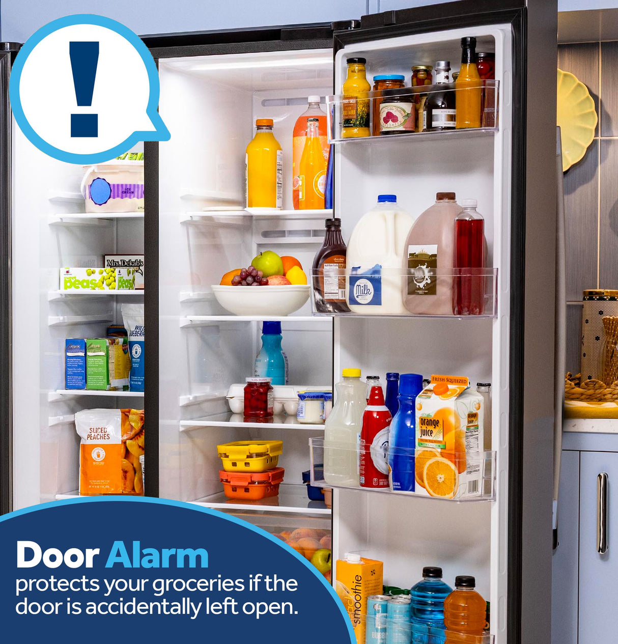 GE 24.2 Cu. Ft. Counter-Depth Side-By-Side Refrigerator with Internal Dispenser and In-Door Icemaker GKS24NYYFS