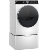 GE Profile 7.8 cu. ft. Capacity Smart Front Load Electric Dryer with Steam and Sanitize Cycle PFD87ESSVWW