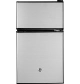 GE® Double-Door Compact Refrigerator GDE03GLKLB