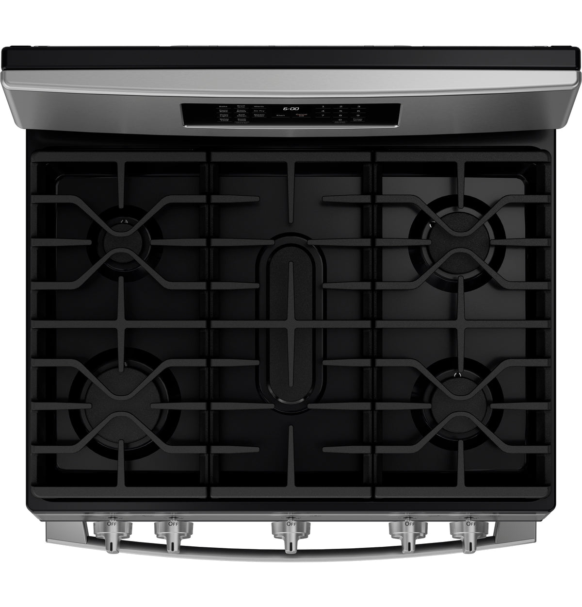GE 30" Free-Standing Gas Convection Range with No Preheat Air Fry JGB670SZSS