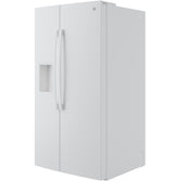 GE® ENERGY STAR® 25 Cu. Ft. Side-By-Side Refrigerator with Extra Tall Dispenser and In-Door Icemaker GSE28NGYWW