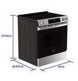 GE® 30" Slide-In Electric Range GRS500PVSS