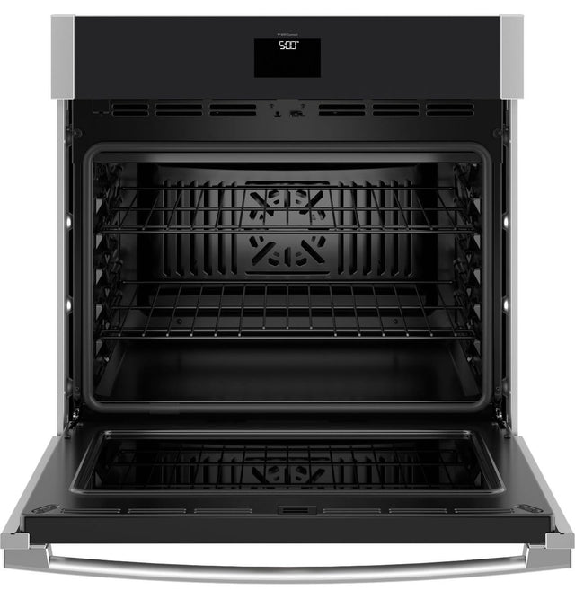 GE 30" Smart Built-In Self-Clean Convection Single Wall Oven with No Preheat Air Fry JTS5000SVSS