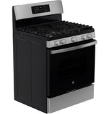 GE 30" Free-Standing Gas Convection Range with No Preheat Air Fry JGB670SZSS