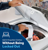 GE 4.5 cu. ft. Capacity Washer with Stainless Steel Basket, Cold Plus and Wash Boost GTW485ASWWB