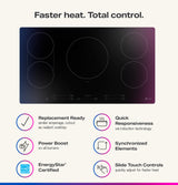 GE Profile™ ENERGY STAR® 36" Built-In Touch Control Induction Cooktop PHP6036DWBB