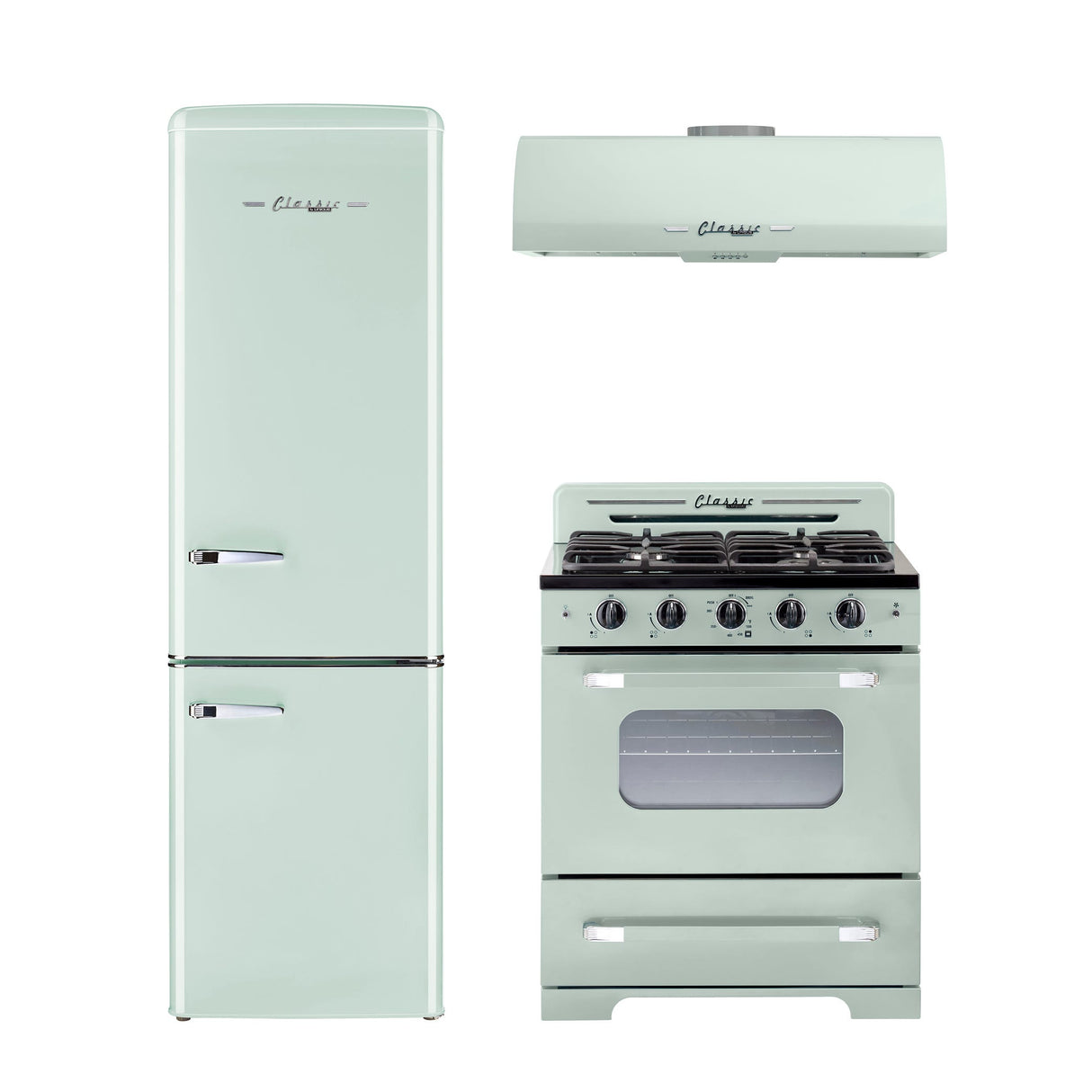 Unique 30' Classic Retro Summer Mint Green Range Hood UGP-30CR RH LG