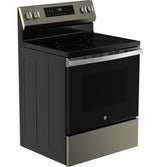 GE® 30" Free-Standing Electric Convection Range with No Preheat Air Fry GRF600AVES