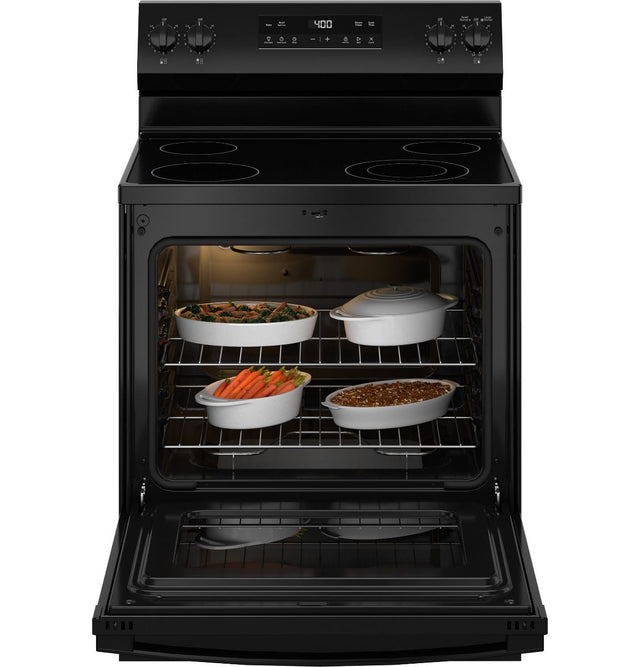 GE® 30" Free-Standing Electric Range GRF400SVBB