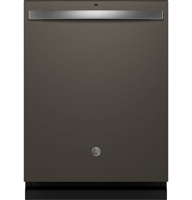 GE Top Control with Stainless Steel Interior Dishwasher with Sanitize Cycle GDT670SMVES-Slate