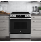 GE® 30" Slide-In Electric Range GRS500PVSS