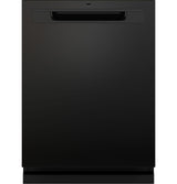 GE Fingerprint Resistant Top Control with Stainless Steel Interior Dishwasher with Sanitize Cycle GDP670SGVBB-Black