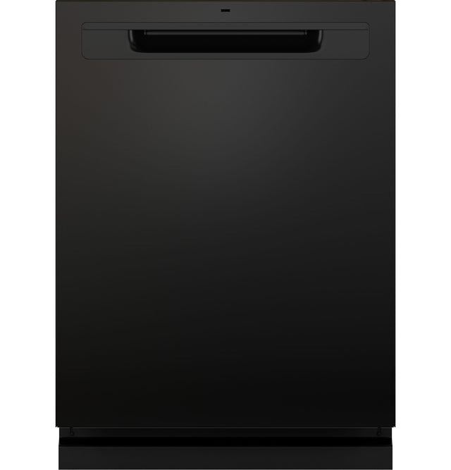 GE Fingerprint Resistant Top Control with Stainless Steel Interior Dishwasher with Sanitize Cycle GDP670SGVBB-Black