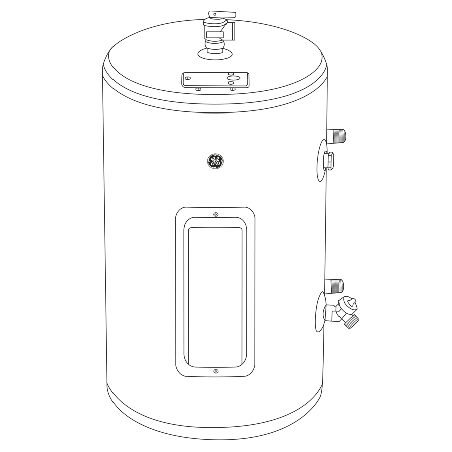 GE® 10 Gallon Electric Point of Use Water Heater GE10P08BAR