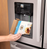 GE Profile™ ENERGY STAR® 27.9 Cu. Ft. Smart 4-Door French-Door Refrigerator with Kitchen Assistant PVD28HYYFS