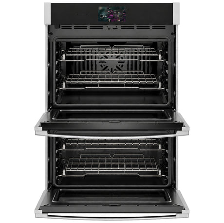 GE Profile™ 30" Smart Built-In Convection Double Wall Oven with No Preheat Air Fry and Precision Cooking PTD7000SZSS