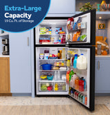 GE 19 Cu. Ft. Garage Ready Top-Freezer Refrigerator GPS19KGZBB