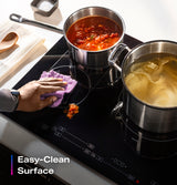 GE Profile™ ENERGY STAR® 30" Built-In Touch Control Induction Cooktop PHP6030DWBB