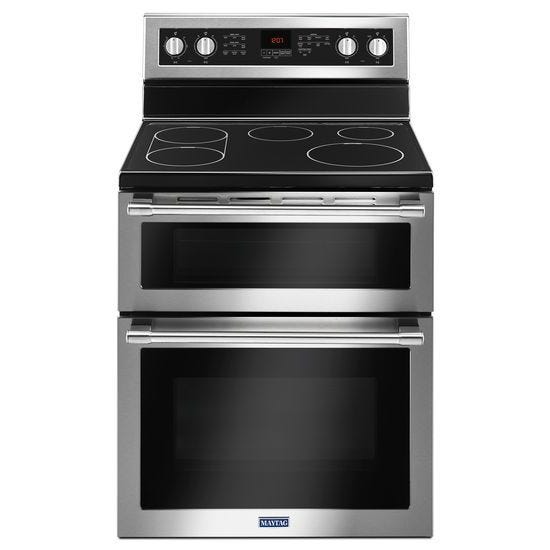 Maytag® 30-Inch Wide Double Oven Electric Range With True Convection - 6.7 Cu. Ft. MET8800FZ