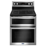 Maytag® 30-Inch Wide Double Oven Electric Range With True Convection - 6.7 Cu. Ft. MET8800FZ