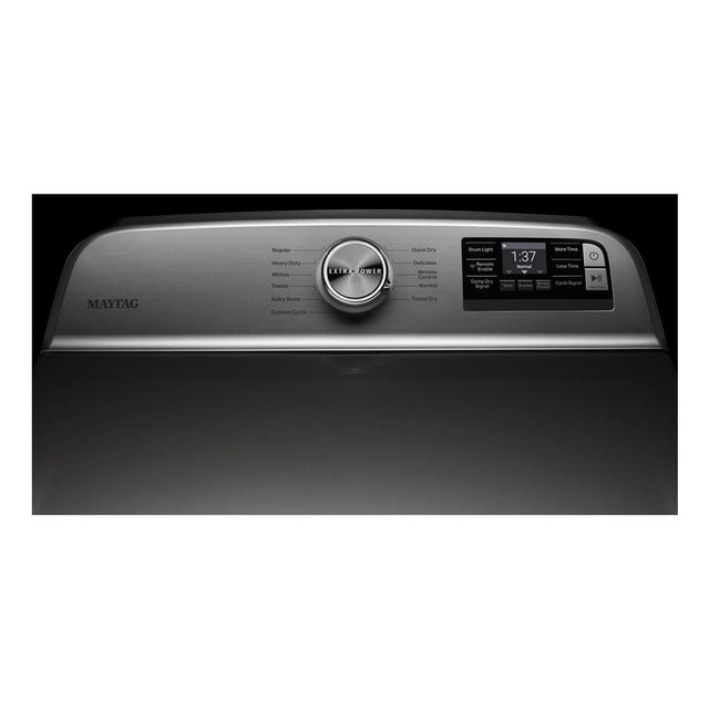 Maytag Smart Capable Top Load Electric Dryer with Extra Power Button - 7.4 cu. ft. MED6230HC