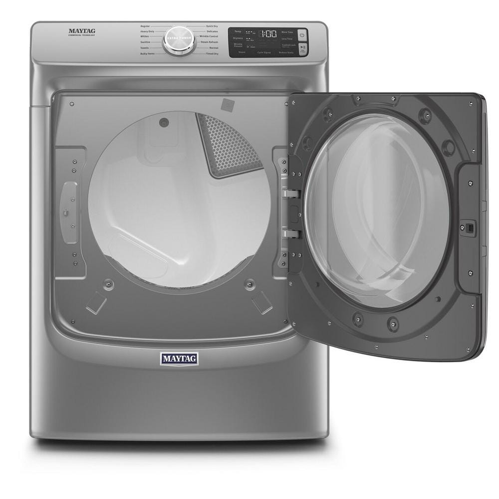 Maytag Front Load Electric Dryer with Extra Power and Quick Dry Cycle - 7.3 cu. ft. MED6630HC