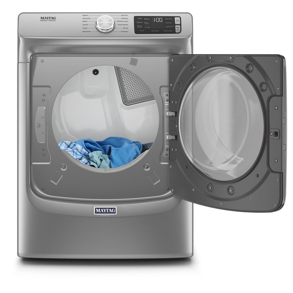 Maytag Front Load Electric Dryer with Extra Power and Quick Dry Cycle - 7.3 cu. ft. MED6630HC