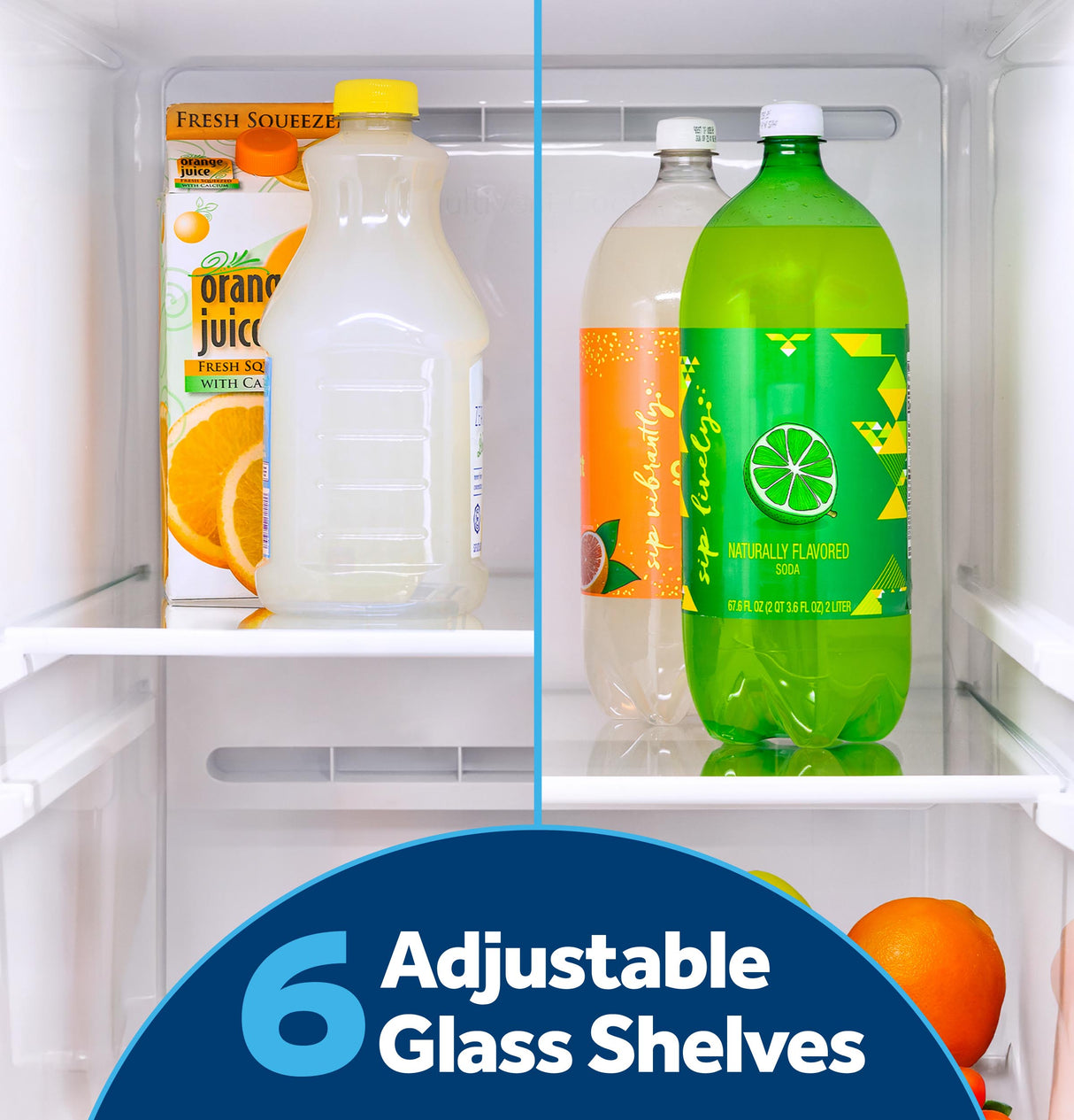 GE 24.2 Cu. Ft. Counter-Depth Side-By-Side Refrigerator with Internal Dispenser and In-Door Icemaker GKS24NYYFS