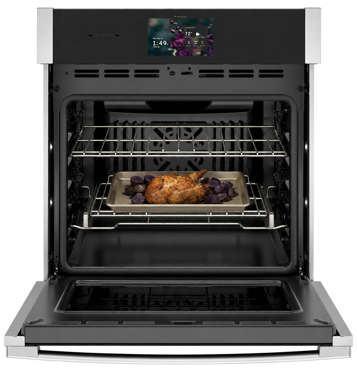GE Profile™ 27" Smart Built-In Convection Single Wall Oven PKS7000SZSS