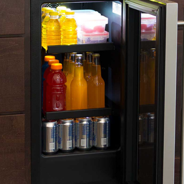 Marvel 15-IN BUILT-IN BEVERAGE CENTER MLBV215-SG01A-Stainless Steel Frame Glass