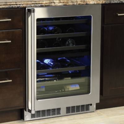 Marvel 24-IN PROFESSIONAL BUILT-IN DUAL ZONE WINE REFRIGERATOR MPWD424-SG31A